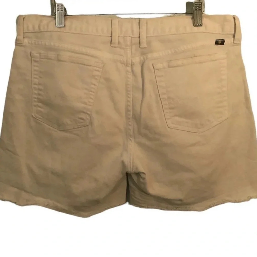 Lucky BRAND Sz 12/31 Cream "Abbey Double Roll Shorts" Women's Jeans Shorts - Picture 7 of 7